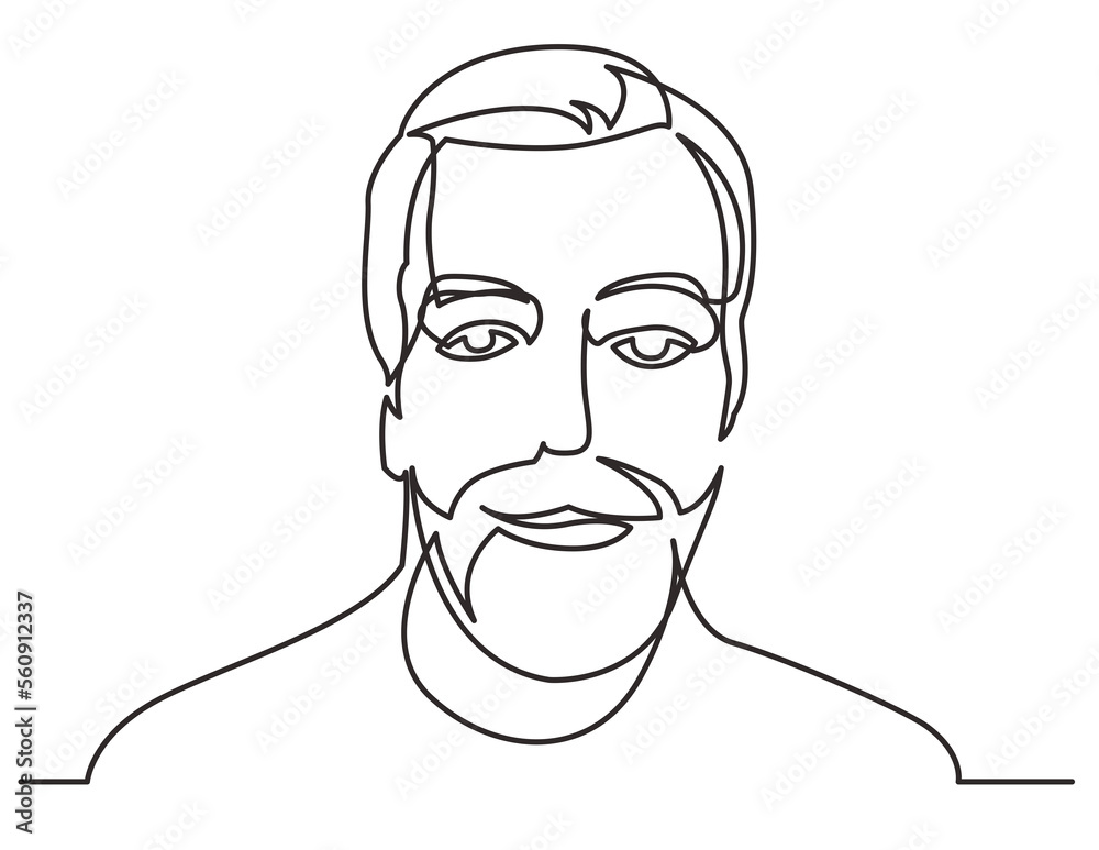 continuous line drawing man with beard - PNG image with transparent background continuous line drawing man with beard - PNG image with transparent background