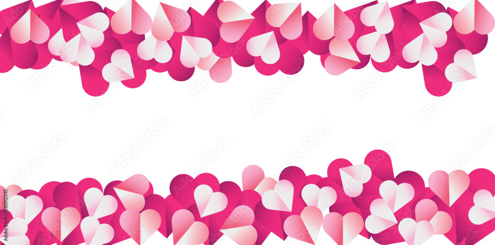 pink heart shape design for valentine's day greeting background pink heart shape design for valentine's day greeting background