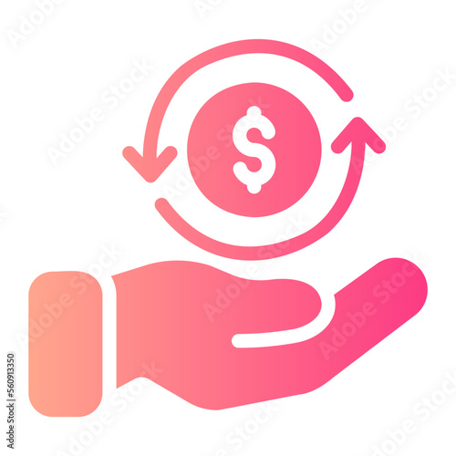 cashback gradient icon