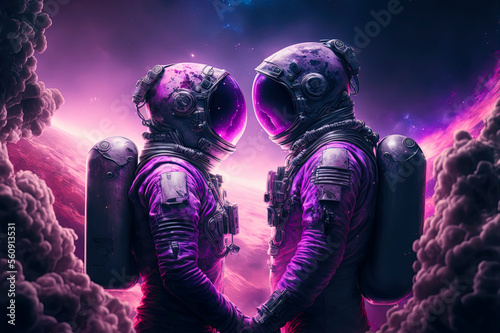 astronauts in love