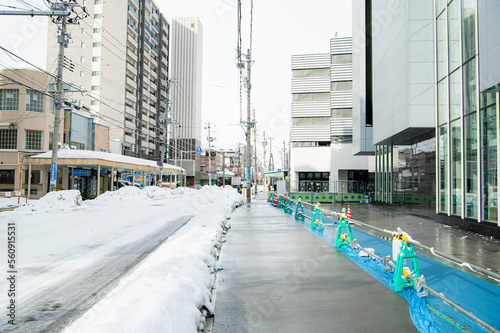 青森 雪がある日常 素材イメージ