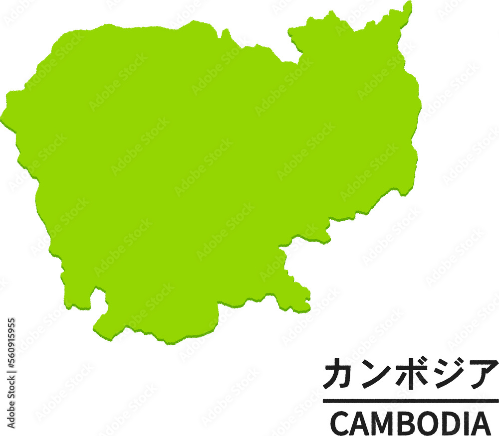 カンボジアのイラスト
