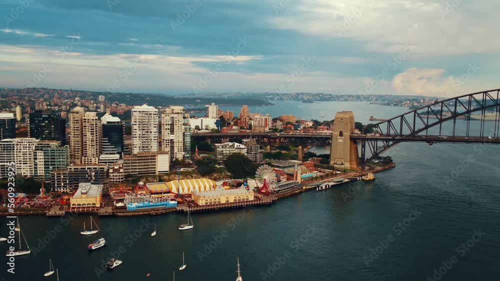 Beautiful aerial view of the city of Sydney, Australia. Beautiful aerial view of the city of Sydney, Australia.