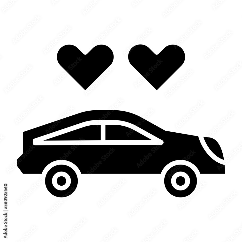 Wedding Car Icon Style Wedding Car Icon Style