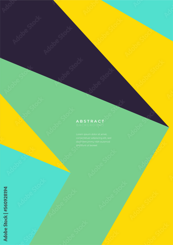 Abstract geometric pattern design in retro style. Vector illustration for poster, cover, flyer, business corporate template, annual report, and background