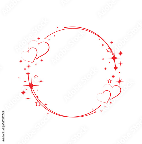 abstract red heart