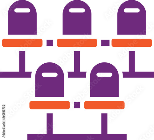 Waiting room Vector Icon Design Illustration
