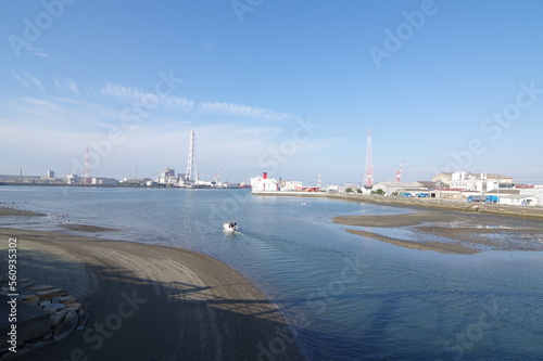 東予港の風景 -愛媛県西条市-