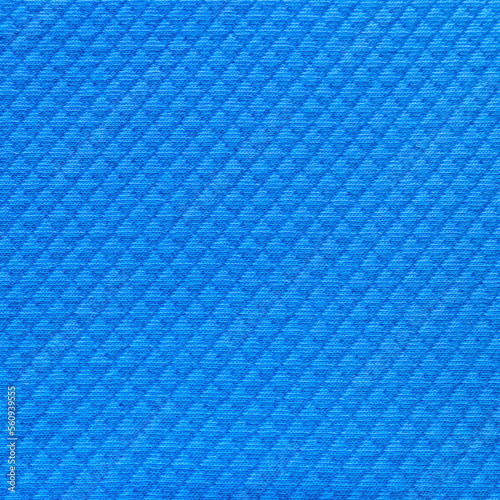 blue patterned knitwear closeup