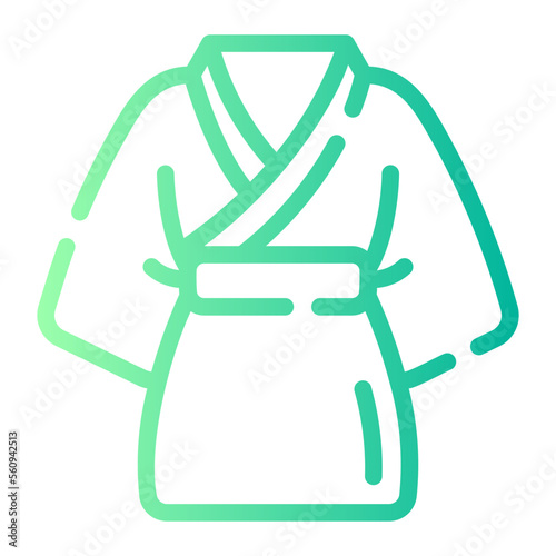 kimono gradient icon