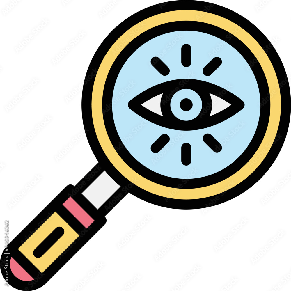 Eye search Vector Icon Design Illustration Eye search Vector Icon Design Illustration