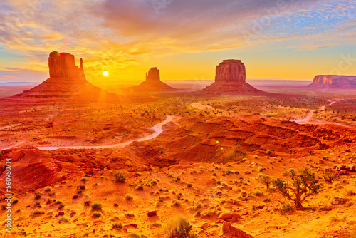 Monument Valley Park in Arizona US
