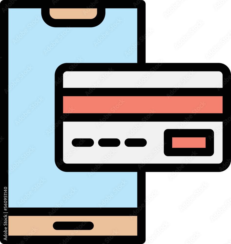 Online payment Vector Icon Design Illustration Online payment Vector Icon Design Illustration