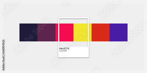 Palette color tone, vector illustrator eps 10.
