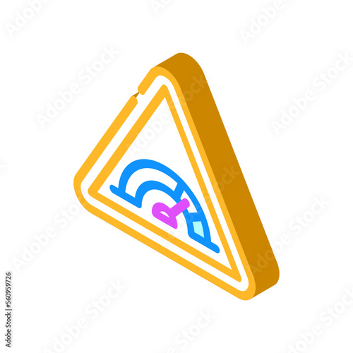 risk esg isometric icon vector. risk esg sign. isolated symbol illustration