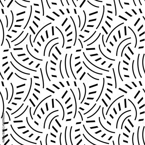 Lines art Seamless pattern Modern texture New fashion design