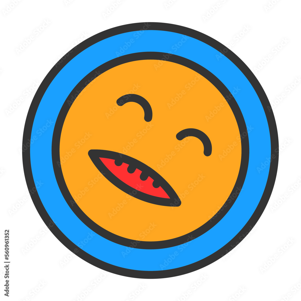 Fototapeta premium Happy Icon