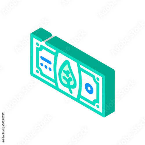 profit esg isometric icon vector. profit esg sign. isolated symbol illustration