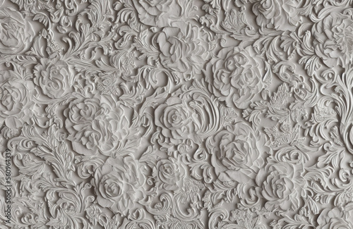 White wooden textures with carving and detailing - Rustic White Wood