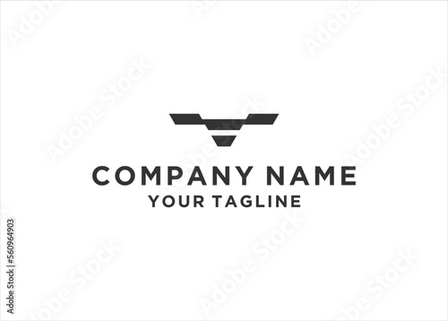 initial Letter T Logo Design Vector