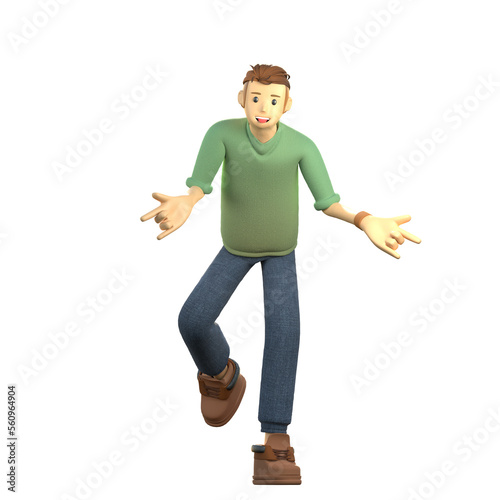 3D Character Illustration Promotion