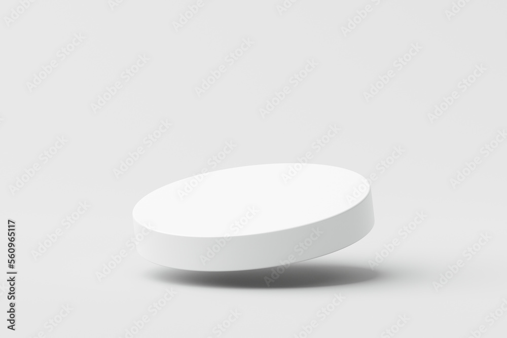 Levitation modern white podium minimal product display isolated on 3d background with empty pedestal geometric mockup stage or blank presentation flying stand and simple advertising platform concept. Levitation modern white podium minimal product display isolated on 3d background with empty pedestal geometric mockup stage or blank presentation flying stand and simple advertising platform concept.
