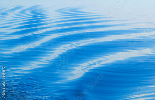 blue water waves surface