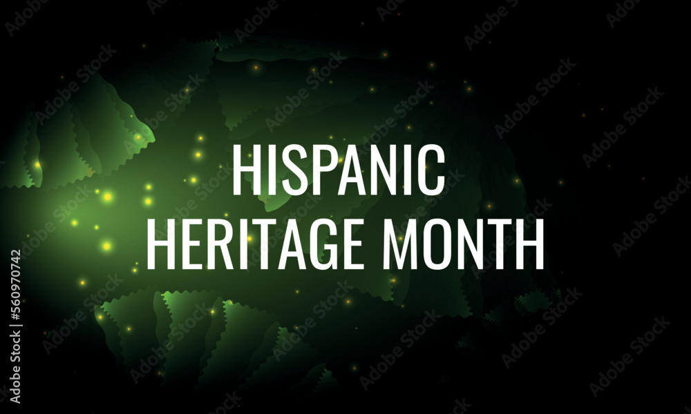 Obraz premium Hispanic heritage month. Design suitable for greeting card poster and banner