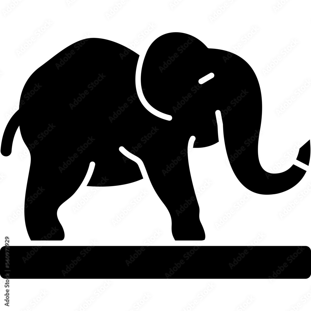 Fototapeta premium Elephant Icon