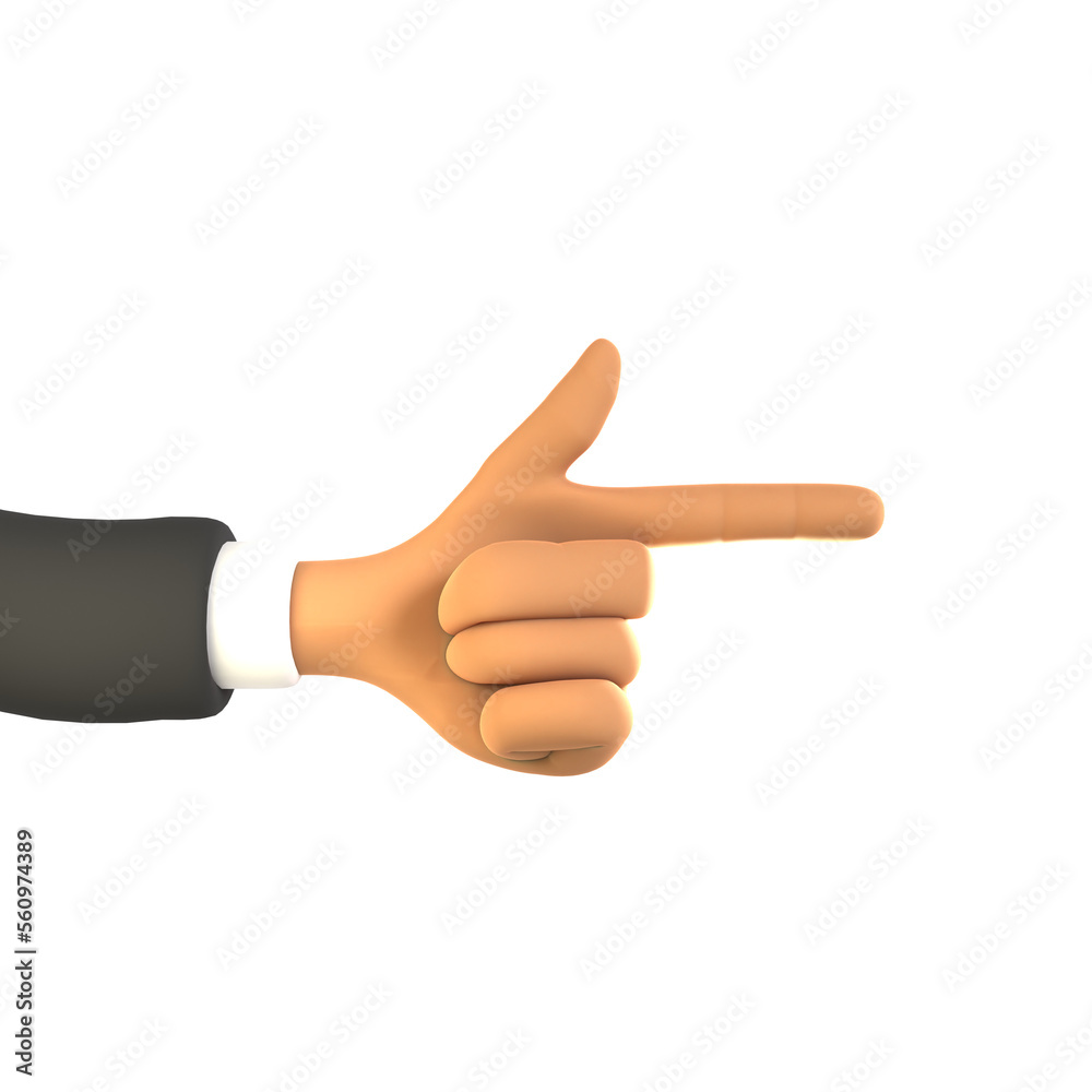 3D Hand Icon 3D Hand Icon