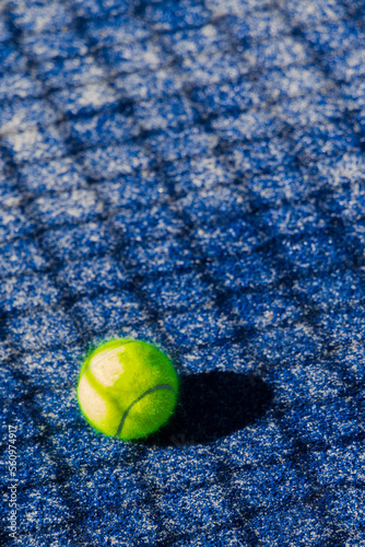 tennis ball on the court