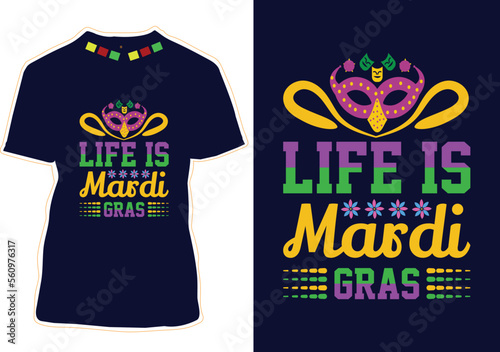 Mardi Gras T-Shirt Design
