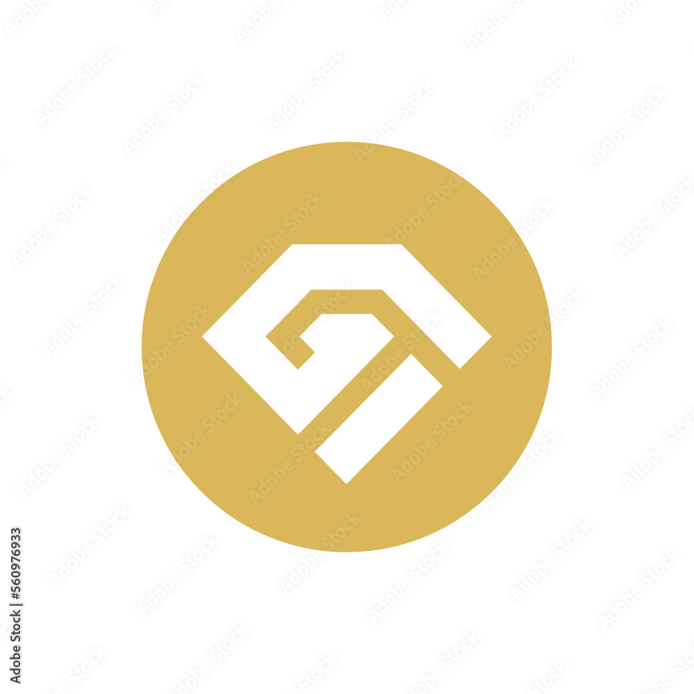 Letter GI diamond logo concept, vector illustration design Letter GI diamond logo concept, vector illustration design
