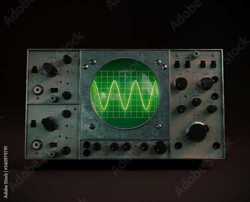 Vintage Oscilloscope Machine