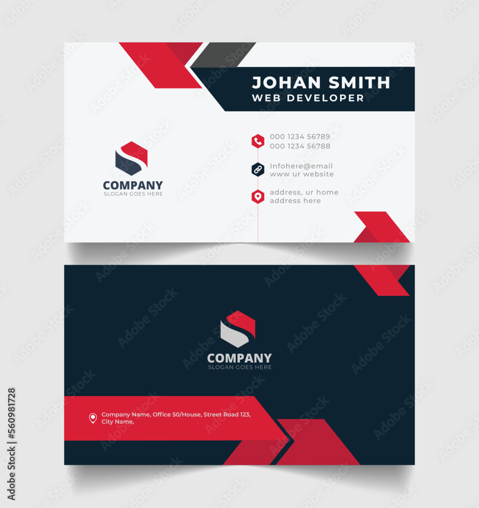 Corporate business card design