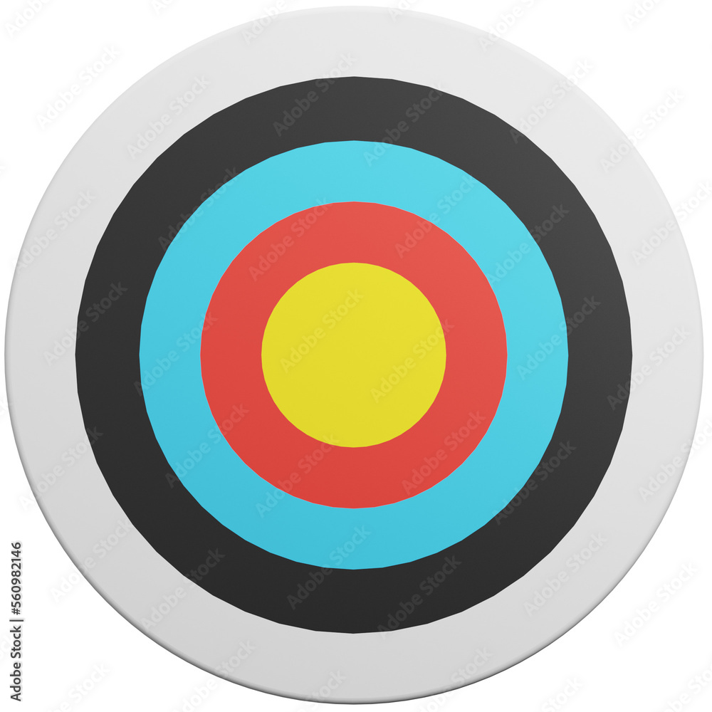 3d rendering of target board 3d rendering of target board