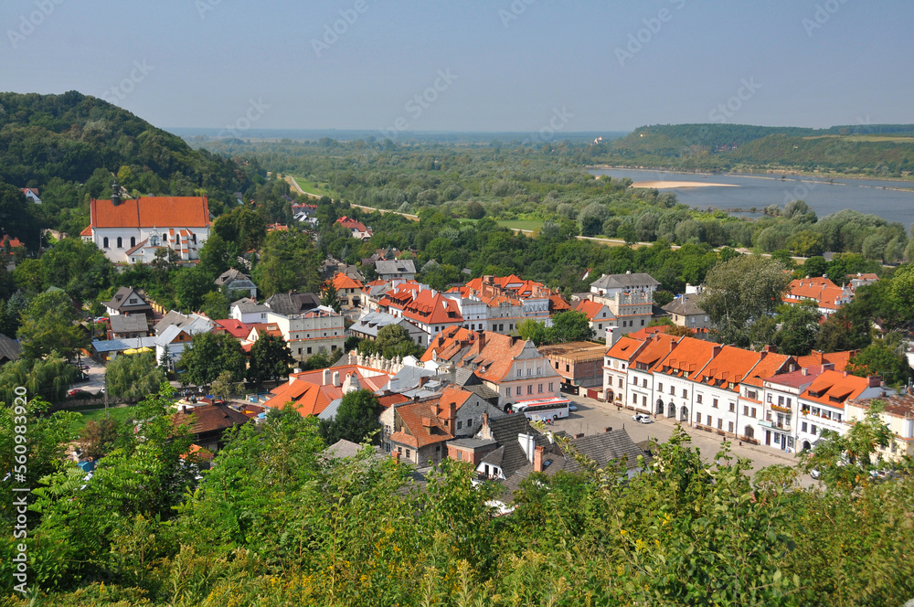 The view at Kazimierz Dolny, Lublin Voivodeship, Poland.