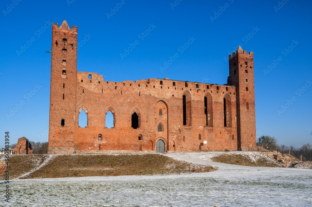 Radzyn Castle ruins, Kuyavian-Pomeranian Voivodeship, Poland.