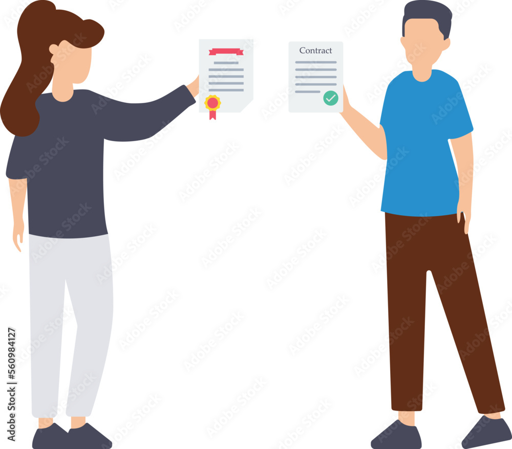 Recommendation letter and CV reference for job interview tiny person concept. Human resources vacancy candidate document with experience review and qualification text feedback illustration
Recommendation letter and CV reference for job interview tiny person concept. Human resources vacancy candidate document with experience review and qualification text feedback illustration