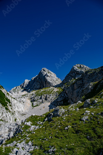 Hiking to Škednjovec peak in Bohinj  © klemen
