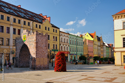 Arch at the Basztowa street. Zlotoryja, Lower Silesian Voivodeship, Poland. photo