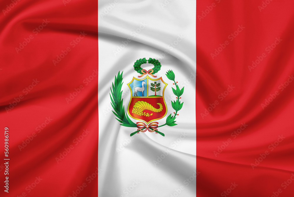 Fototapeta premium Flag of Peru