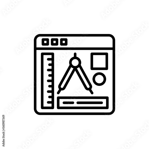 Prototype icon in vector. Logotype