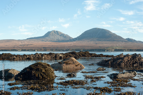 Paps of Jura seen from Islay photo