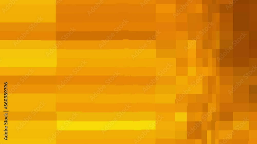 Orange and yellow pixelated squares and rectangles pattern background. Orange and yellow pixelated squares and rectangles pattern background.