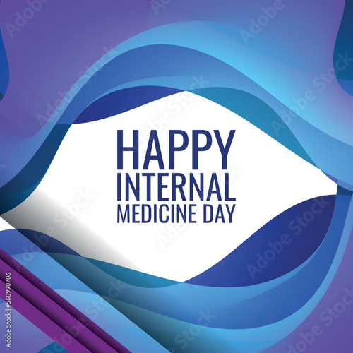  National Internal Medicine Day. Design suitable for greeting card poster and banner