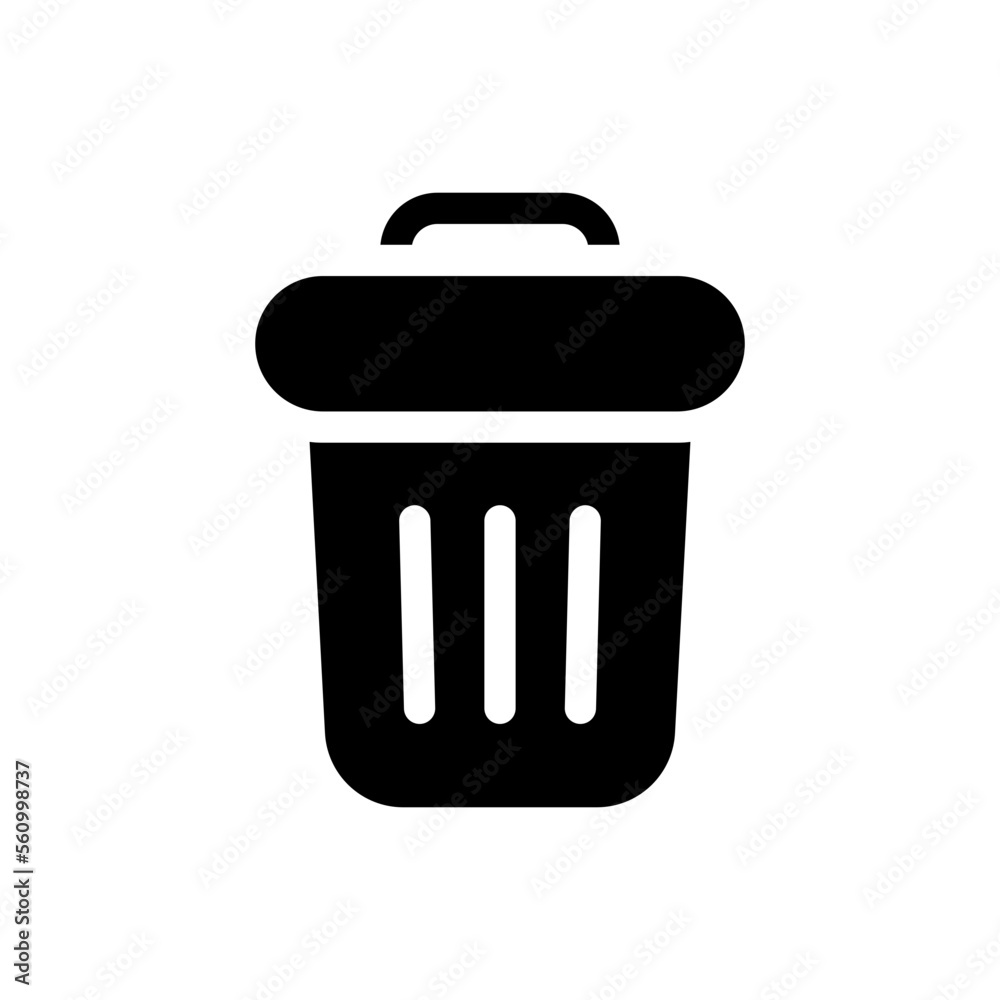 trash glyph icon trash glyph icon