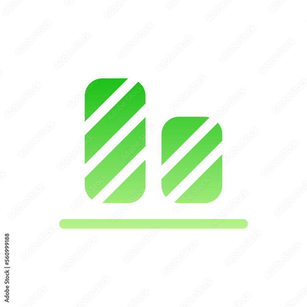 vertical flat gradient icon vertical flat gradient icon