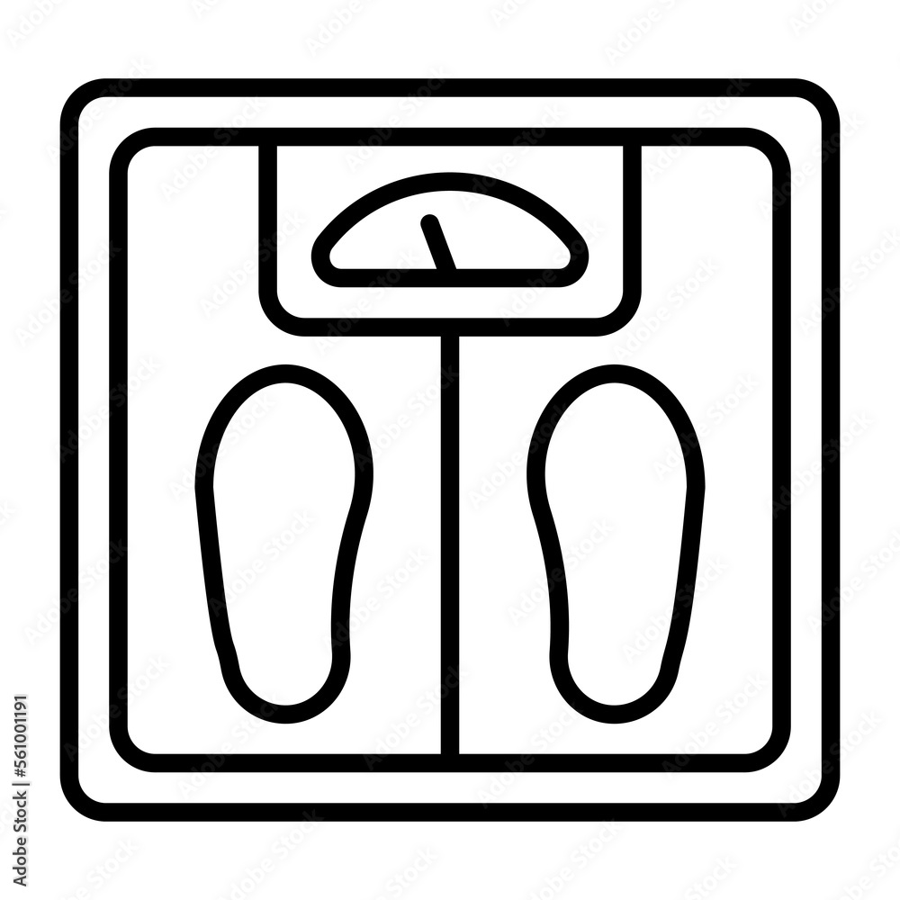 Beautiful icon of weight scale, weight machine vector design Beautiful icon of weight scale, weight machine vector design