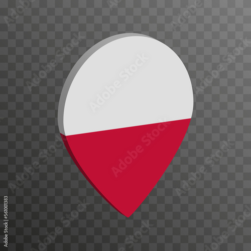 Map pointer with Poland flag. Vector illustration. Free Download Map pointer with Poland flag. Vector illustration. - GFXLoad